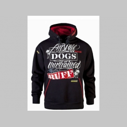 Amstaff pánska čierna mikina MERO HOODIE BLACK